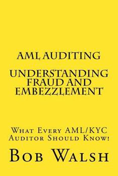 Paperback AML Auditing - Understanding Fraud and Embezzlement Book
