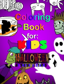Paperback Coloring Book for KIDS: Halloween Book
