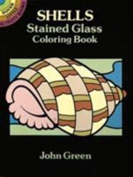 Paperback Shells Stained Glass Coloring Book