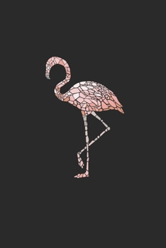 Flamingo Mosaic: Graph Paper Notebook (6" x 9" - 120 pages) ~ Animal Mosaic Themed Notebook for Daily Journal, Diary, Gift