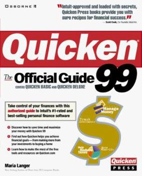 Paperback Quicken 99: The Official Guide Book