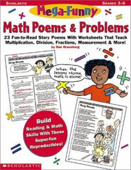 Paperback Mega-Funny Math Poems and Problems Book