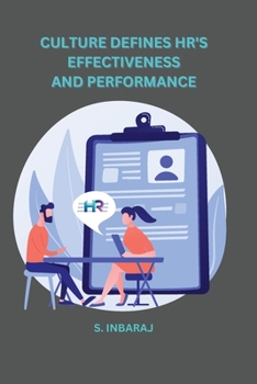 Paperback Culture Defines Hr's Effectiveness and Performance Book