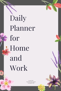 Paperback Daily Planner for Home and Work Book