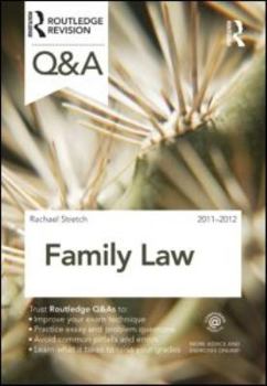 Paperback Q&A Family Law 2011-2012 Book