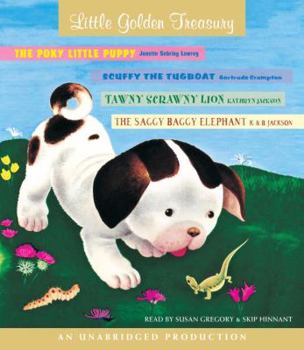 Audio CD Little Golden Treasury: Scuffy the Tugboat, the Poky Little Puppy, Tawny Scrawny Lion, the Saggy Baggy Elephant Book