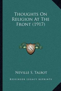 Thoughts on Religion at the Front (Annotated)