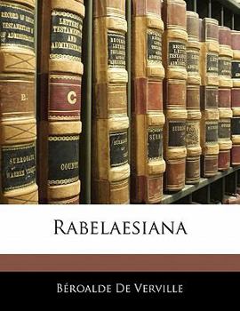 Paperback Rabelaesiana [French] Book