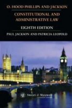 Paperback O.Hood Phillips' Constitutional and Administrative Law Book