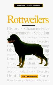 Hardcover New Owners Guide Rottweilers Book