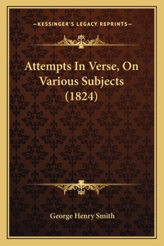 Paperback Attempts In Verse, On Various Subjects (1824) Book