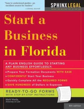 Paperback Start a Business in Florida Book