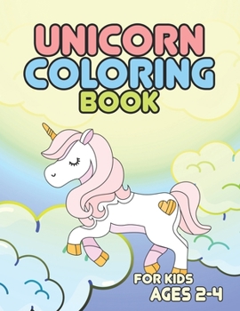 Paperback Unicorn Coloring Book for Kids Ages 2-4: Adorable Lovely Unicorns Marble Themed Gifts from Mom Dad to Childrens Book