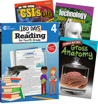 Paperback Learn-At-Home Reading: Bundle Grade 4: 4-Book Set Book