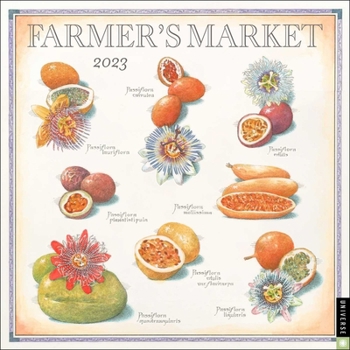 Calendar Farmer's Market 2023 Wall Calendar Book