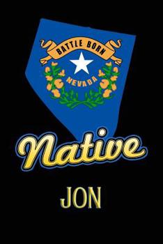 Paperback Nevada Native Jon: College Ruled Composition Book