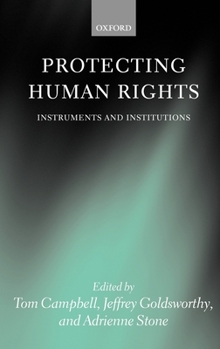 Hardcover Protecting Human Rights: Instruments and Institutions Book