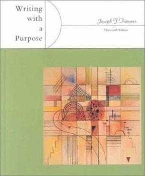 Hardcover Writing with a Purpose Thirteenth Edition Book