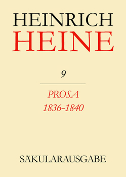 Hardcover Prosa 1836-1840 [German] Book
