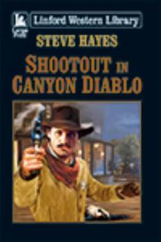 Paperback Shootout in Canyon Diablo [Large Print] Book