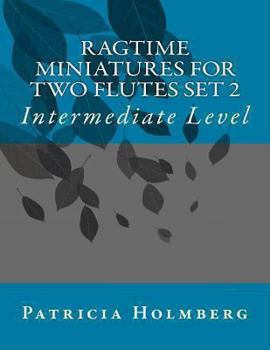 Paperback Ragtime Miniatures for Two Flutes Set 2 Book