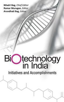 Hardcover Biotechnology in India: Initiatives and Accomplishments Book