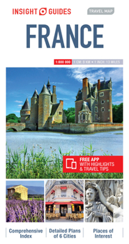 Map Insight Guides Travel Map France Book