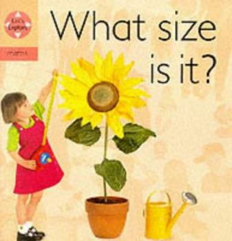 Hardcover What Size Is It? (Looking at Pictures) (Let's Explore) Book