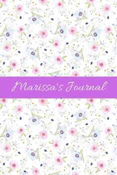 Marissa's Journal: Cute Personalized Name Notebook for Girls & Women - Blank Lined Gift Journal/Diary for Writing & Note Taking