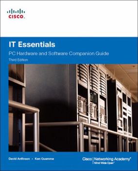 Hardcover It Essentials: PC Hardware and Software Companion Guide Book