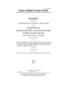 Capital investment in Indian country