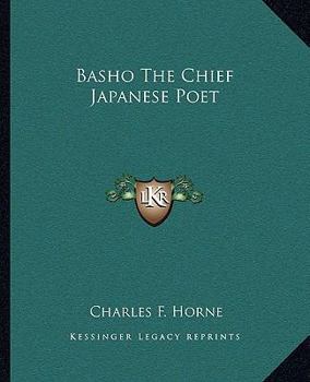 Paperback Basho The Chief Japanese Poet Book