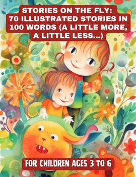 Paperback Stories on the Fly: 70 Illustrated Stories in 100 Words (a Little More, a Little Less...) Book