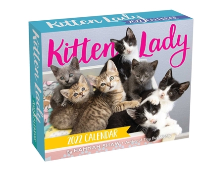 Calendar Kitten Lady 2022 Day-To-Day Calendar Book