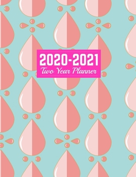 Paperback 2020-2021 Two Year Planner: Handy 24-Months Calendar, 2-Year Appointment Business Planners, Agenda Schedule Organizer Logbook and Journal - Art Co Book