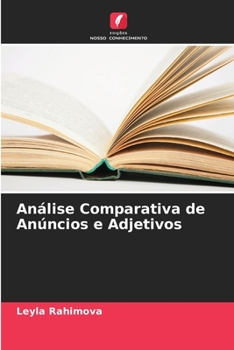 Paperback Análise Comparativa de Anúncios e Adjetivos [Portuguese] Book