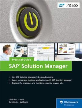 Hardcover SAP Solution Manager--Practical Guide Book