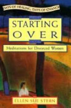 Paperback Starting Over: Meditations for Divorced Women Book