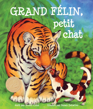 Paperback Grand Félin, Petit Chat: (Big Cat, Little Kitty in French) [French] Book