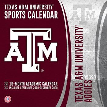 Calendar Texas A&m Aggies: 2020 12x12 Team Wall Calendar Book