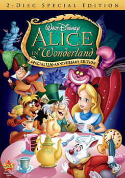DVD Alice In Wonderland Book