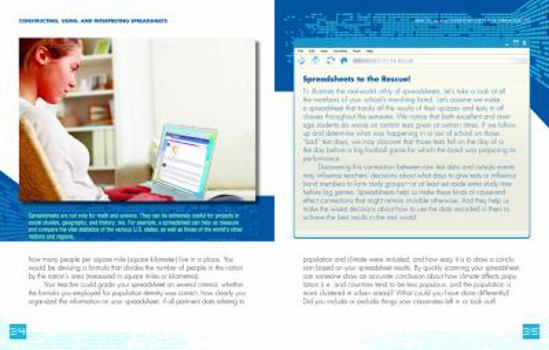 Library Binding Constructing, Using, and Interpreting Spreadsheets Book