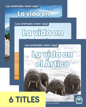 Paperback Los Animales Viven Aquí (Animals Live Here) (Set of 6) [Spanish] Book
