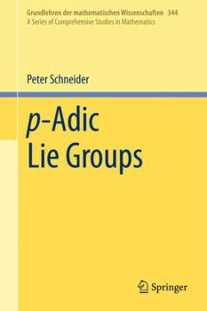 Hardcover p-Adic Lie Groups Book
