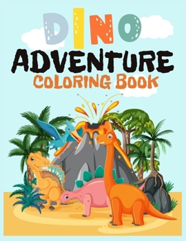 Paperback Dino Adventure: Coloring Book