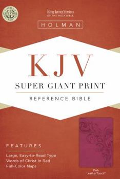 Imitation Leather Super Giant Print Reference Bible-KJV [Large Print] Book