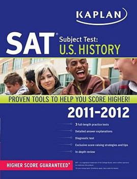 Paperback Kaplan SAT Subject Test U.S. History 2011-2012 Book