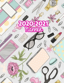 2020-2021 Planner: Two Year Calendar Organizer and Goal Journal | January 2020 - December 2021 Daily, Weekly and Monthly Planner Book with Back Sticker Expression Wall for 2 Years | Design Code 329954