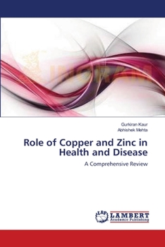 Paperback Role of Copper and Zinc in Health and Disease Book