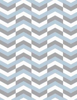 Paperback Chevron College Ruled Notebook A4 Book